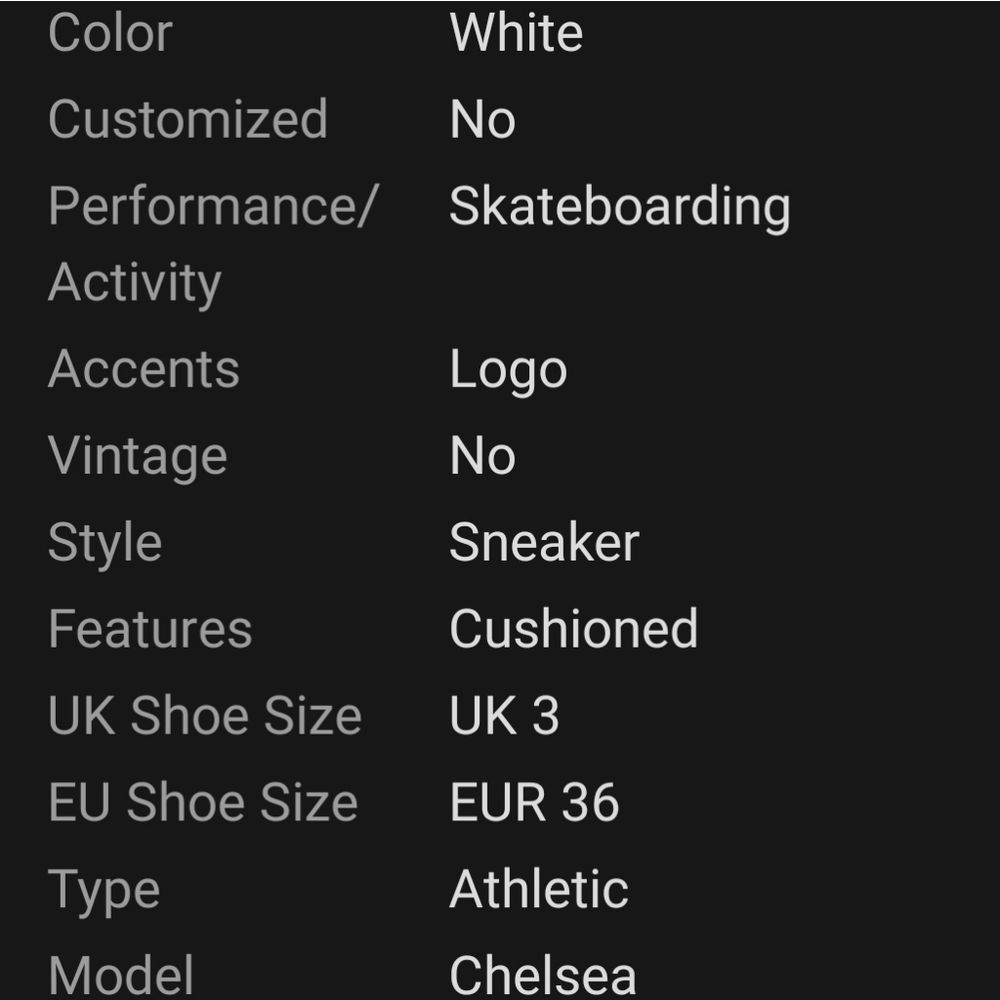 NIB DC SKATE SHOES SNEAKERS 👟women's 5 youth 3 - Picture 5 of 8